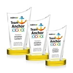 Burnett VividPrint™ Award on Alberton Base - Gold