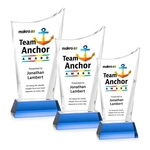 Burnett VividPrint™ Award on Newhaven Base - Sky Blue