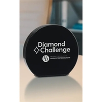 Sleek circular acrylic award with a bold, contemporary silhouette.... from...