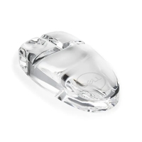 Optical crystal computer mouse shape paperweight.... from ASI 84592 St Regis...