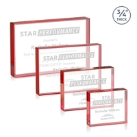 Verona Paperweight - Red