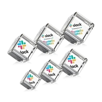 Beautiful 3 Dimensional etching inside the crystal that makes for a... from...