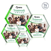 Gilford Hexagon VividPrint™ Award - Green