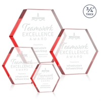 Gilford Hexagon Award - Red