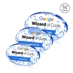 Baldus Oval VividPrint™ Award - Blue