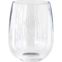 12 oz Clear Stemless Wine Glass... from ASI 89320 Starline USA Inc