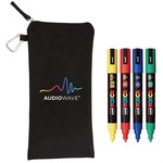 POSCA 4 Piece Standard Marker Set with Bag