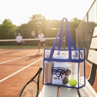 Basic Clear Stadium Security Zipper Tote... from ASI 41511 Brainchild USA Inc...