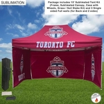 Full Privacy Tent Package, 15' Sublimated Tent Kit