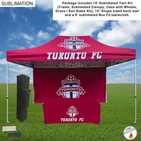 Deluxe Event Package, 15' Sublimated Tent Kit