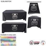 24Hr Express Ship - 6' Lazercut 4-Sided Premium Tablecloth