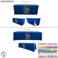 Sublimated Premium Convertible Tablecloth, Converts 8' To 6'