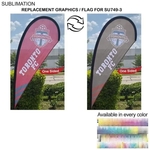 Replacement Flag For 7.5' Small Tear Drop Flag Kit