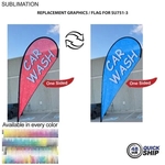 48 Hr Quick Ship - Flag For 12' Medium Tear Drop Flag Kit
