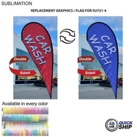 Flag For 12' Medium Tear Drop Flag Kit... from ASI 53509 FIEL-Fairdeal Import...