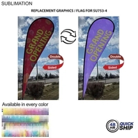Flag For 16' X-Large Tear Drop Flag Kit... from ASI 53509 FIEL-Fairdeal...