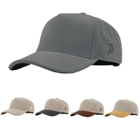 Retro stretch corduroy 5-panel hat with moisture-wicking comfort, ideal for...