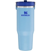 30 oz insulated stainless steel tumbler with flip straw lid, snap... from ASI...