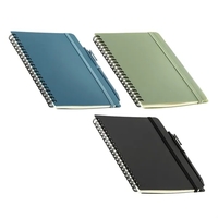 Avignon Repreve® Recycled Hardcover Spiral Notebook with Pe