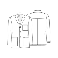 Cherokee Project Lab 30" Men's Consultation Coat... from ASI 86018 Scrub...