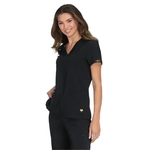 koi - Basics - Women's Four-Pocket Stretch V-Neck Becca Top
