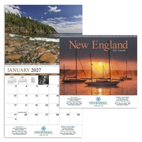 New England Appointment Calendar - Spiral... from ASI 40480 Koozie Group /...