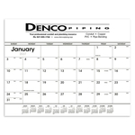 Triumph® Calendars Black & White Desk Pad