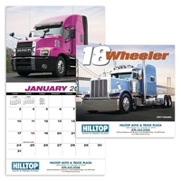 18-Wheeler Wall Appointment Calendar - Stapled... from ASI 40480 Koozie Group...