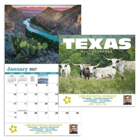 Texas Appointment Calendar - Stapled... from ASI 40480 Koozie Group / HotLine®