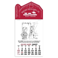 Press-N-Stick Cowboy Calendar... from ASI 40480 Koozie Group