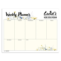 Small Weekly Desk Pad - Floral... from ASI 40480 Koozie Group