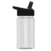 Mini 16 oz. Sports Bottle with Flip Straw lid. Compact Design... from ASI...