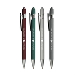 Soft Touch Ballpoint Stylus Metal Pen- CLOSE OUT