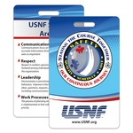 Rectangle Full Color Laminated Plastic 0.03" Thick-Vertical