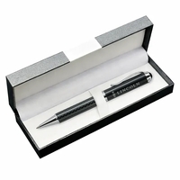 Premium woven carbon fiber executive pen in deluxe velvet gift box... from...