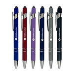Soft Touch Ballpoint Stylus Metal Pen