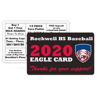 Vinyl Plastic Membership Card (0.030" Thick)