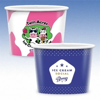 12 oz-Cold Paper Cups- Paper Container with Hi-Definition Full Color...