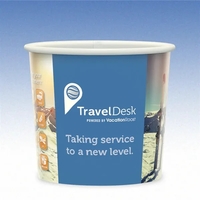 16 oz. compostable paper cup with hi-definition full color imprint. Made......