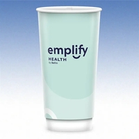 21 oz. Double wall compostable paper cup with hi-definition full color......