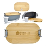 Engraved Bamboo Lunch Box