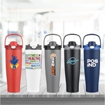 PRESSLIFT - 21 oz Stainless Steel Vacuum Tumbler with Carry