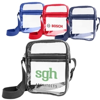 Mini clear PVC crossbody bag with zip pockets.... from ASI 37455 Atteff...