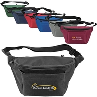 Large 3-Zipper Fanny Pack