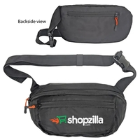 Ripstop Polyester 3-Zipper Fanny Pack