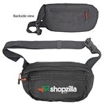 Ripstop Polyester 3-Zipper Fanny Pack