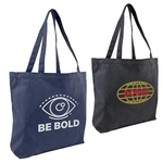 Jumbo Stonewashed Cotton Canvas Tote