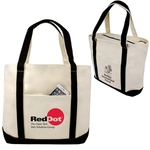 Jumbo Cotton Canvas Boat Tote