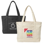 Classic Poly-Cotton Boat Tote