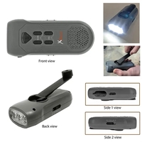 4-in-1 Rechargeable radio flashlight power bank with siren.... from ASI 37455...